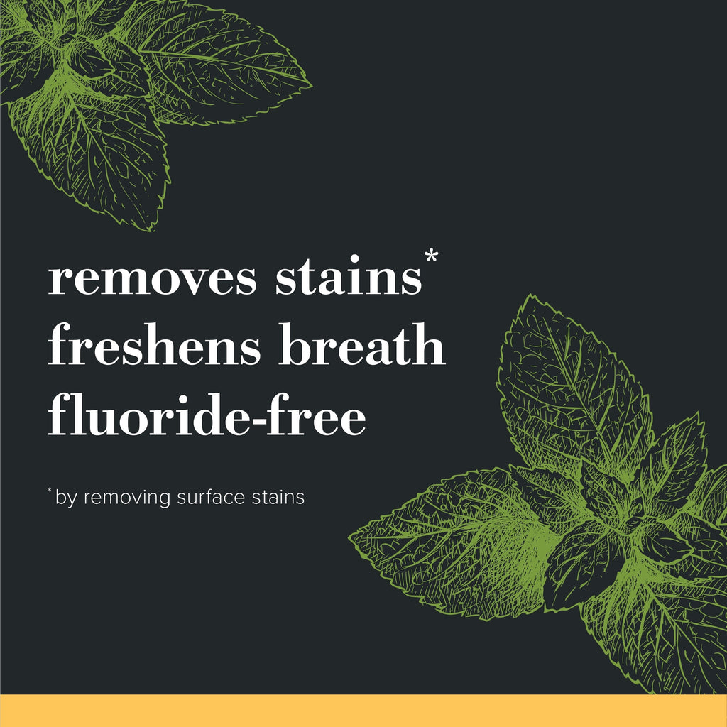 Charcoal + Whitening Zen Peppermint Toothpaste Fluoride-Free