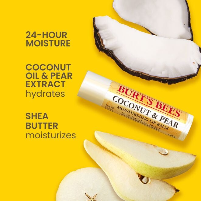 Burt's Bees Lip Balm Tropical Assortment 4 Pack