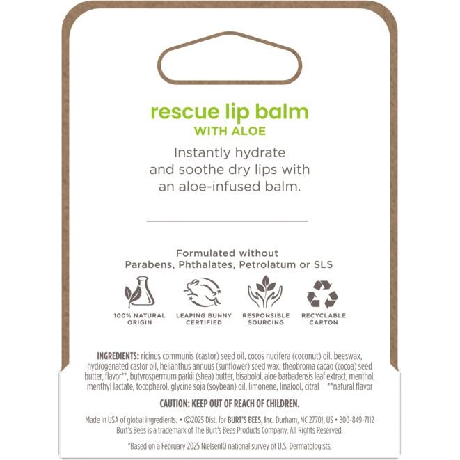 Rescue Lip Balm with Aloe